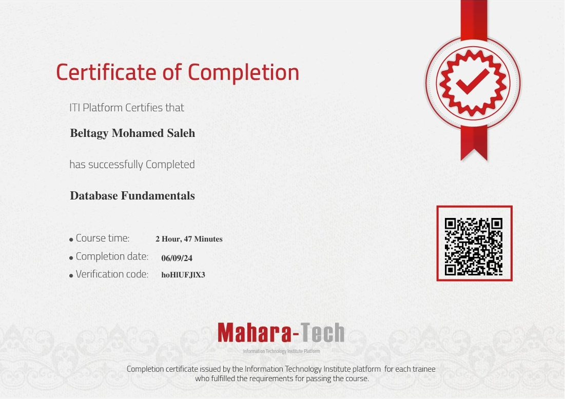 Database Fundamentals
