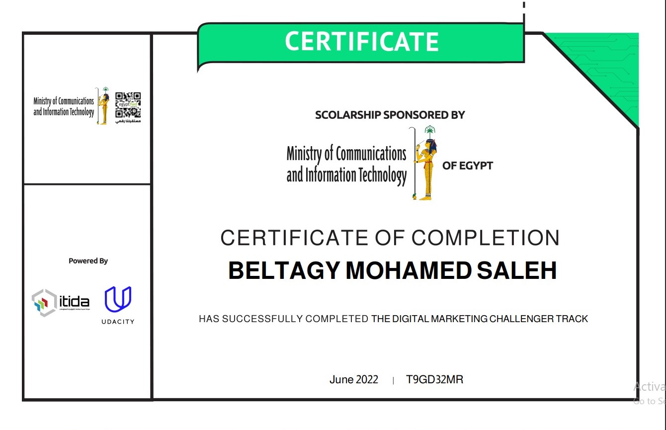 Udacity Certification